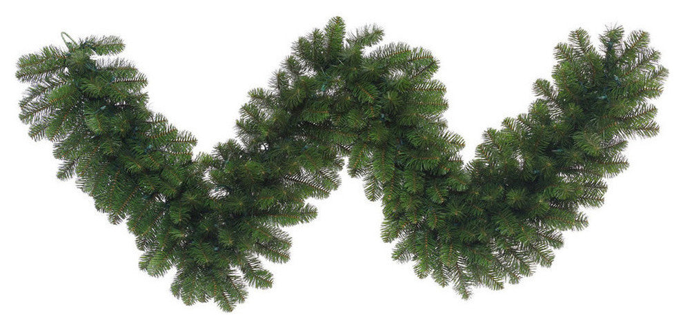 Vickerman G125540 9' Grand Teton Artificial Christmas Garland, Unlit
