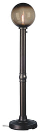 Fl-09717 Moonlite 64" Floor Lamp 09717 With 3" Bronze Tube Body And Bronze Globe