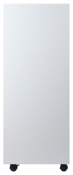 Halifax Tall Storage Cabinet, 5-Drawer, White