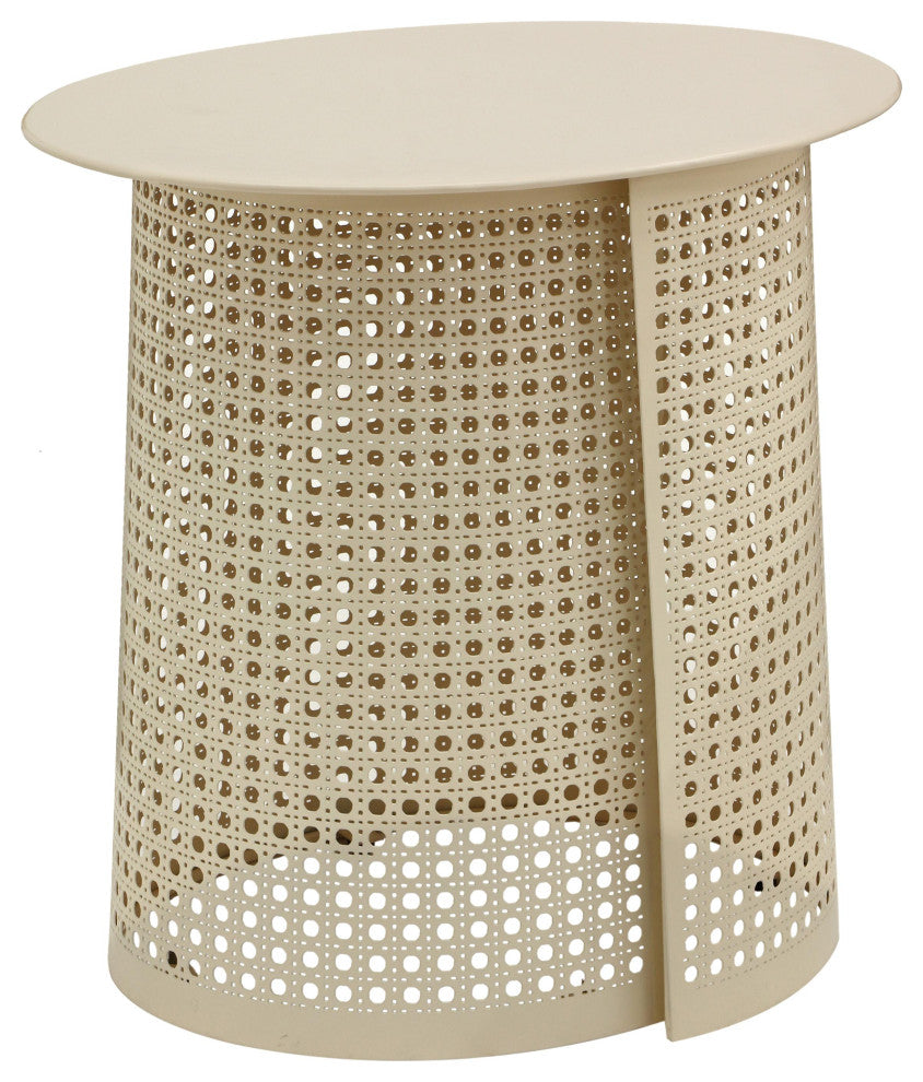 Pesky Eggnog Cream Side Table