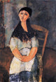 Amedeo Modigliani Little Louise - 18" x 27" Premium Canvas Print