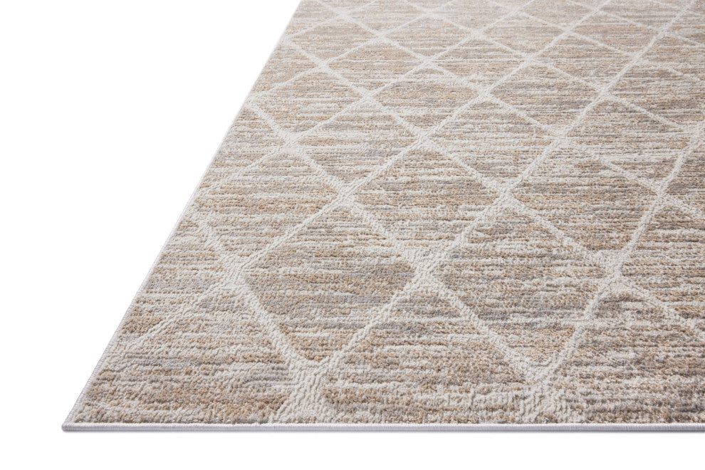 Loloi Townes Pebble / Beige 2'-7" x 7'-6" Runner Rug