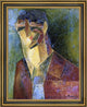 Vladimir Burliuk Portrait Poet Benedict Livshits
