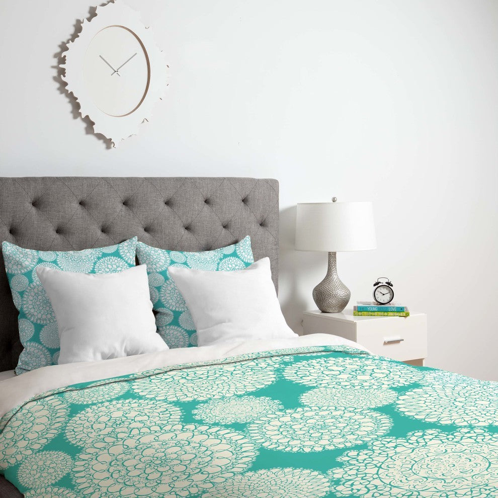 Deny Designs Heather Dutton Delightful Doilies Tiffany Duvet Cover - Lightweight
