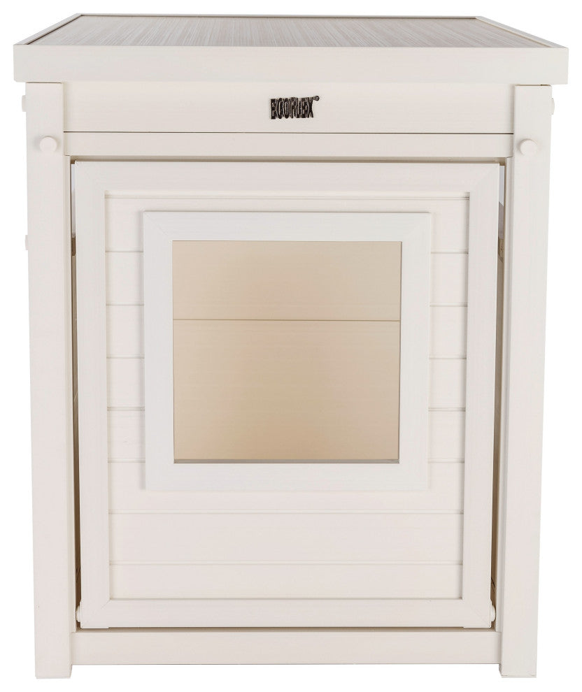 ECOFLEX® Litter Box Cover End Table, Antique White, Standard