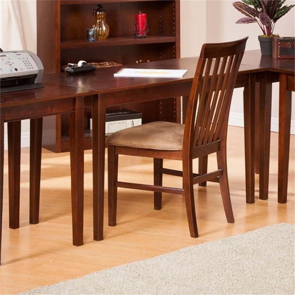 AFI Shaker Solid Wood Writing Desk in Walnut