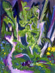 Ernst Ludwig Kirchner Mountain Forest - 21" x 28" Premium Canvas Print