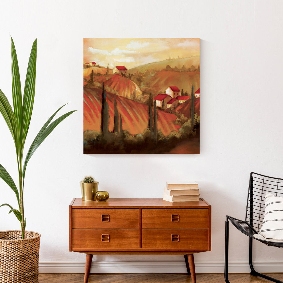 Tuscan Valley 24"x24" Canvas Wall Art