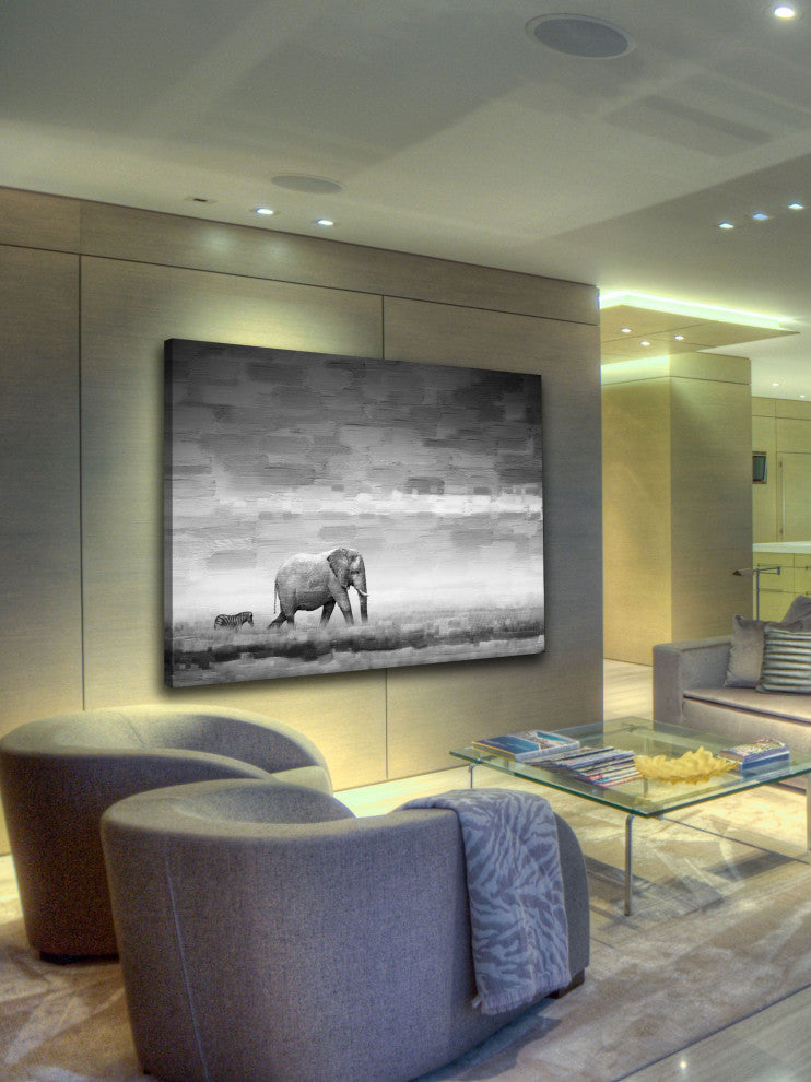 "Elephant" Fine Art Canvas Print, 60"x40"