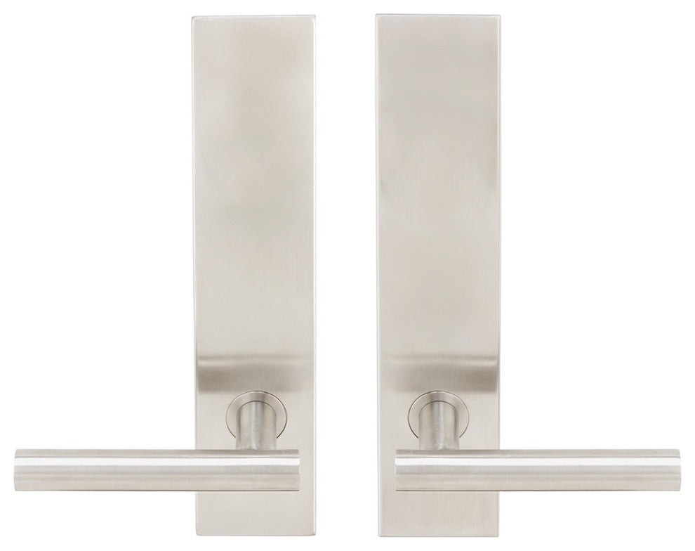Copenhagen Lever, Tubular Privacy, Satin Stainless Steel, 2-3/8" Backset