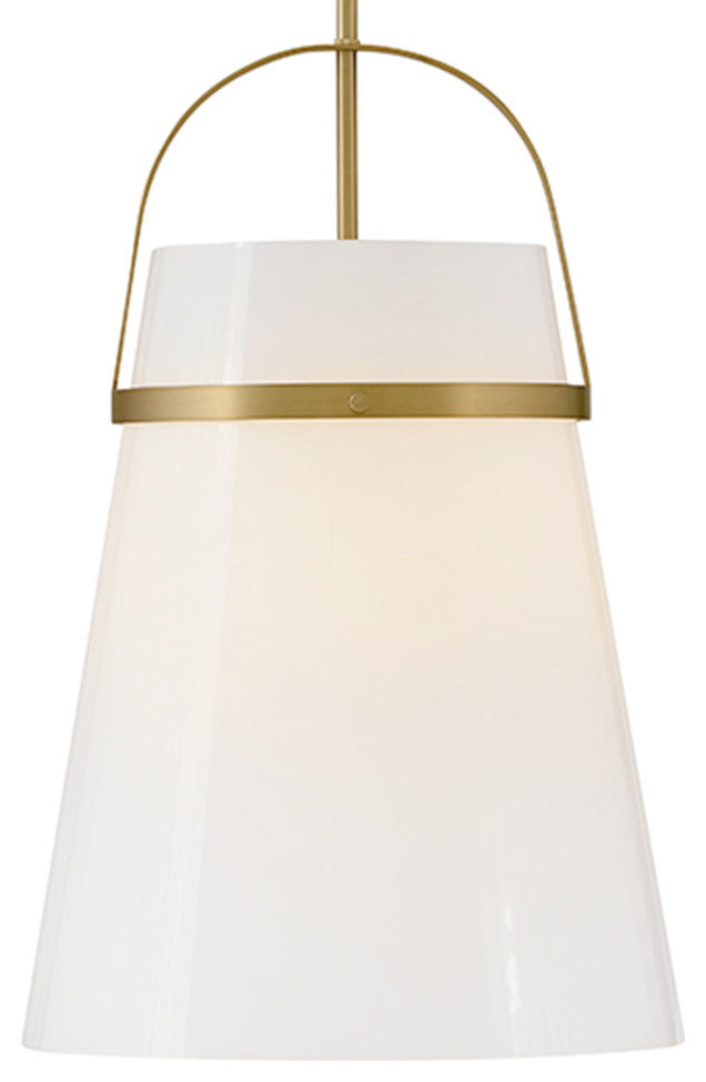 Lark Tori Medium Pendant, Lacquered Brass
