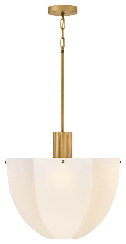 Hinkley Becca Large Pendant, Heritage Brass