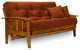 Westfield Wood Futon Frame Only, Solid Hardwood, Full