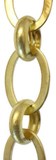 RCH Hardware Brass Loop Chandelier Chain, Various Finishes, Acid Dipped, U40