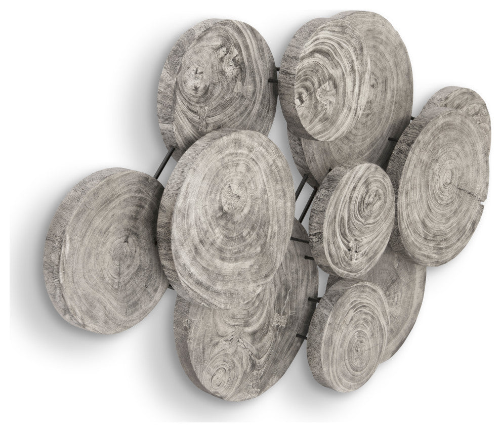 Clouds Wall Art, Gray Stone