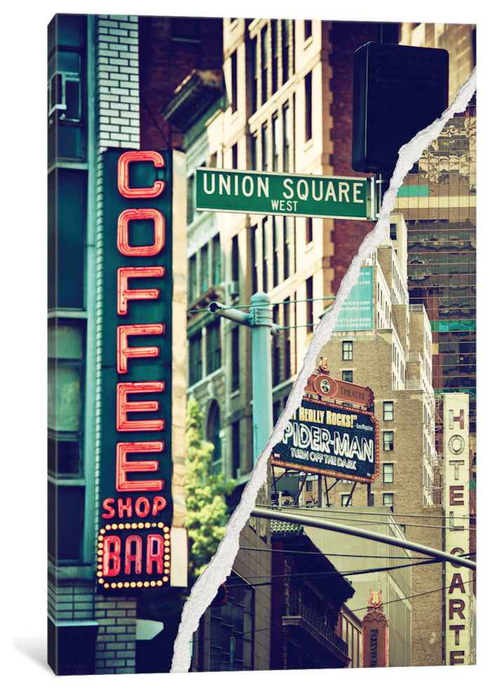 "Dual Torn Series New York Atmosphere" by Philippe Hugonnard, 40x26x1.5