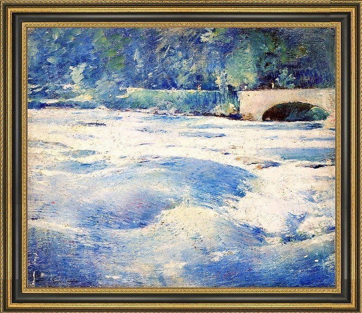 Emil Carlsen Above Niagara Falls Framed Premium Canvas Print, 20"x25"