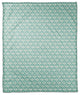 Scallop Teal 50x60 Throw Blanket