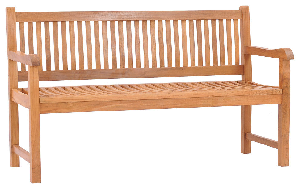 Teak Wood Elzas Double Bench
