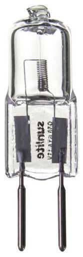 Sunlite 50 Watt, Single Ended T3.5, Gy6.35 Bi Pin Base, Clear, 10 Pack