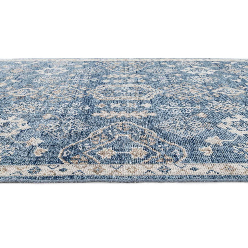 Tuscany Morrisa Area Rug, Blue, 2'6"x8'