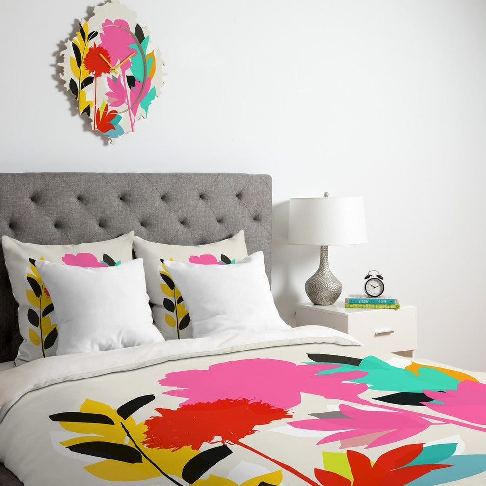 Garima Dhawan Peony 1 Duvet Cover, Twin