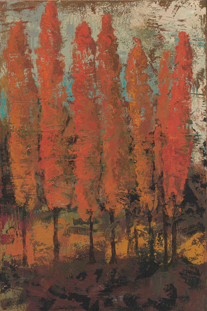 "Seinna Sunset" Painting Print on Wrapped Canvas by Julie Joy