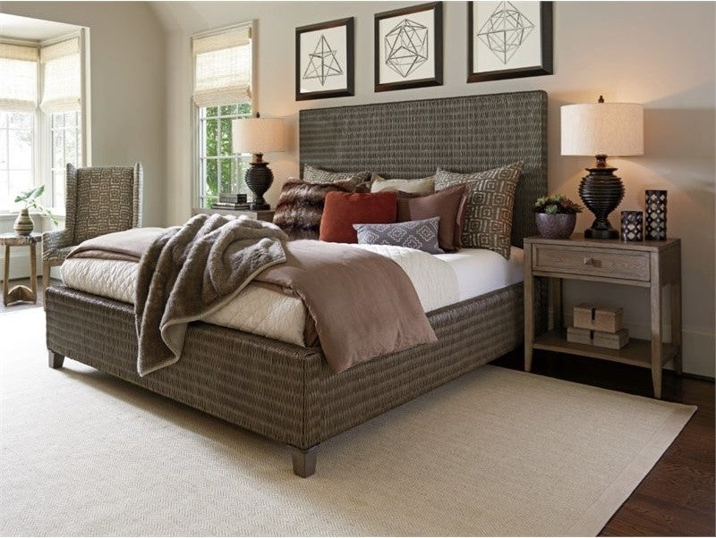 Driftwood Isle Woven Platform Bed 6/6 King