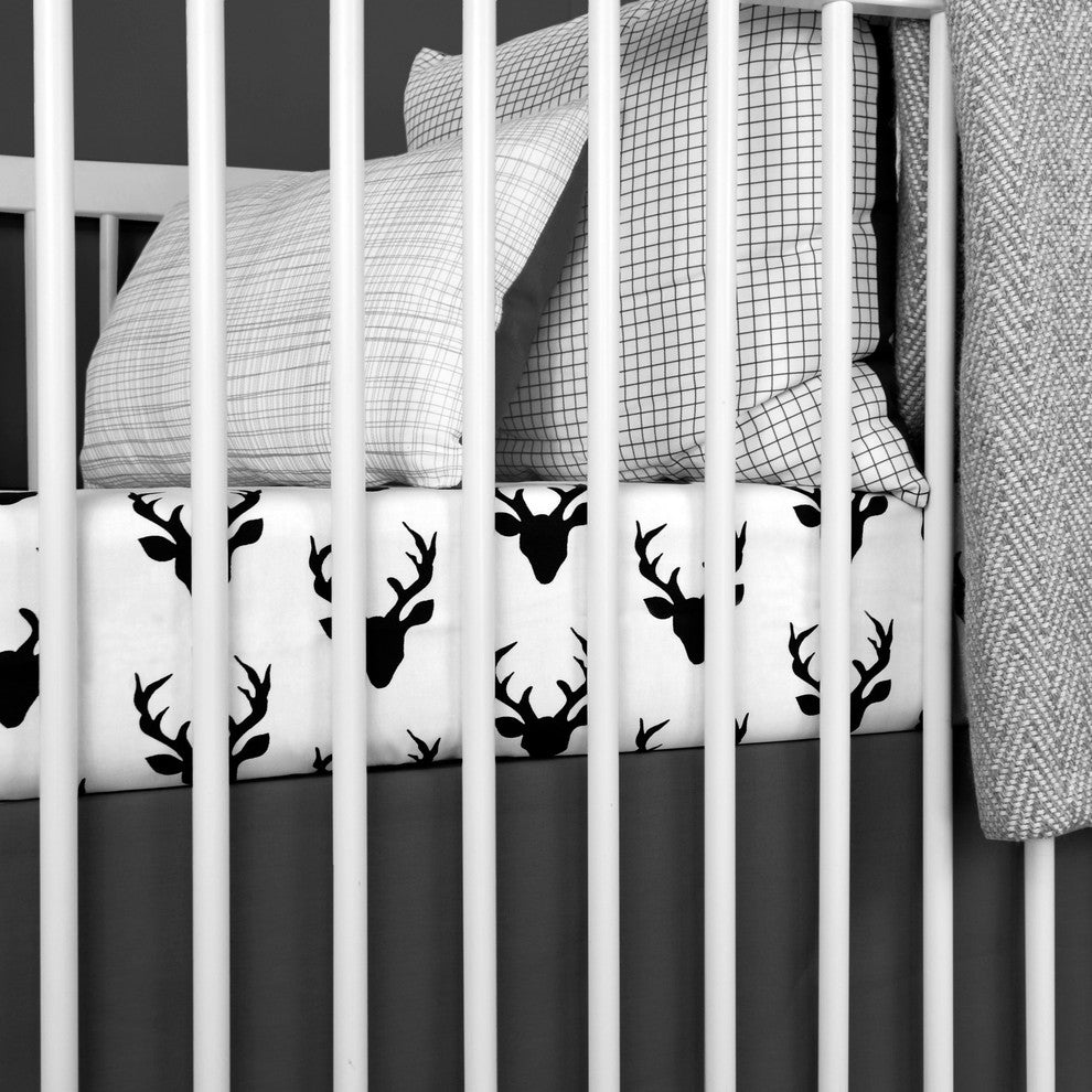 Modern Deer Crib Sheet