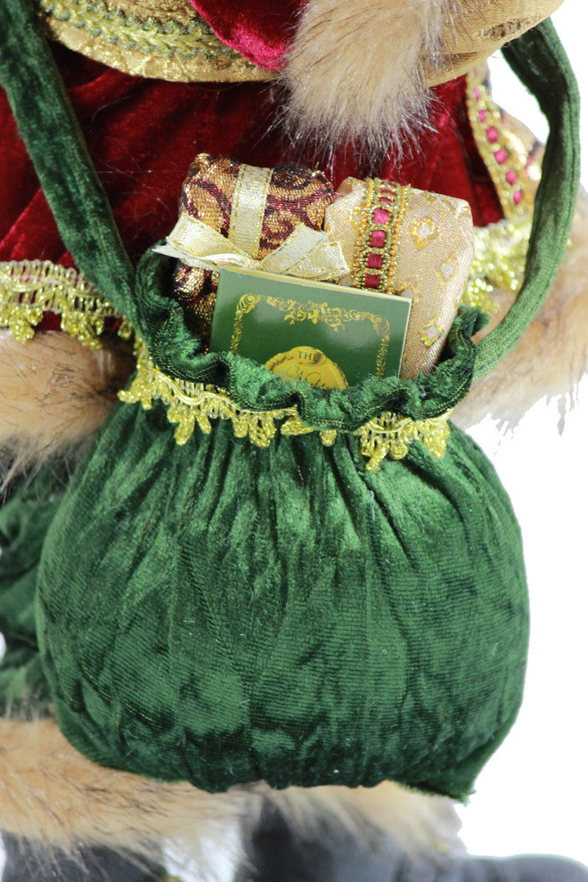 18" Accordion Santa - Animated