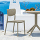 Lucy Outdoor Bistro 3-Piece Set With 31" Table Top Taupe