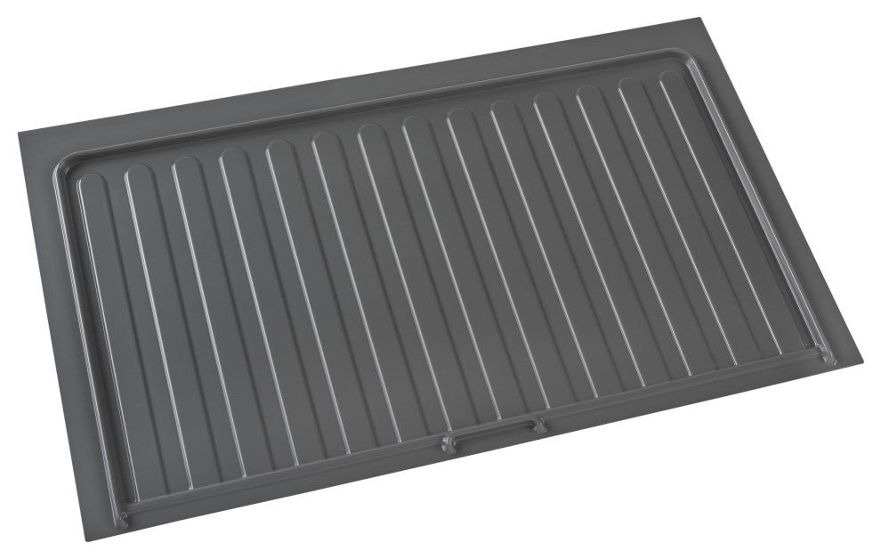 Polymer Trim to Fit Sink Base Cabinet Drip Tray, Gray