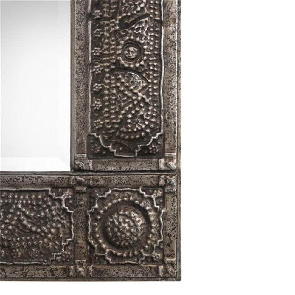 Bowery Hill Geena Mirror in Metal