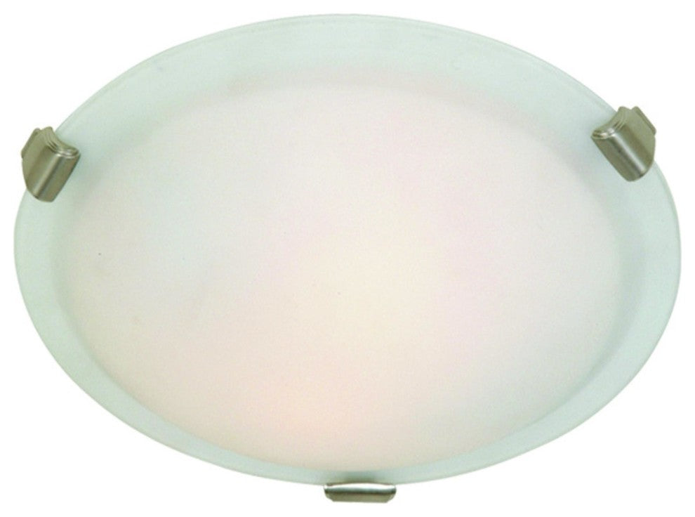 Artcraft Lighting AC2355BN Clip Flush Medium Round Flush Mount Light