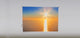 "Atlantic Sunset" Artwork, 5' Shade, Blackout, Left