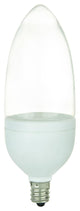 Torpedo Tip Chandelier, 83 Lumens, Candelabra Base, Warm White