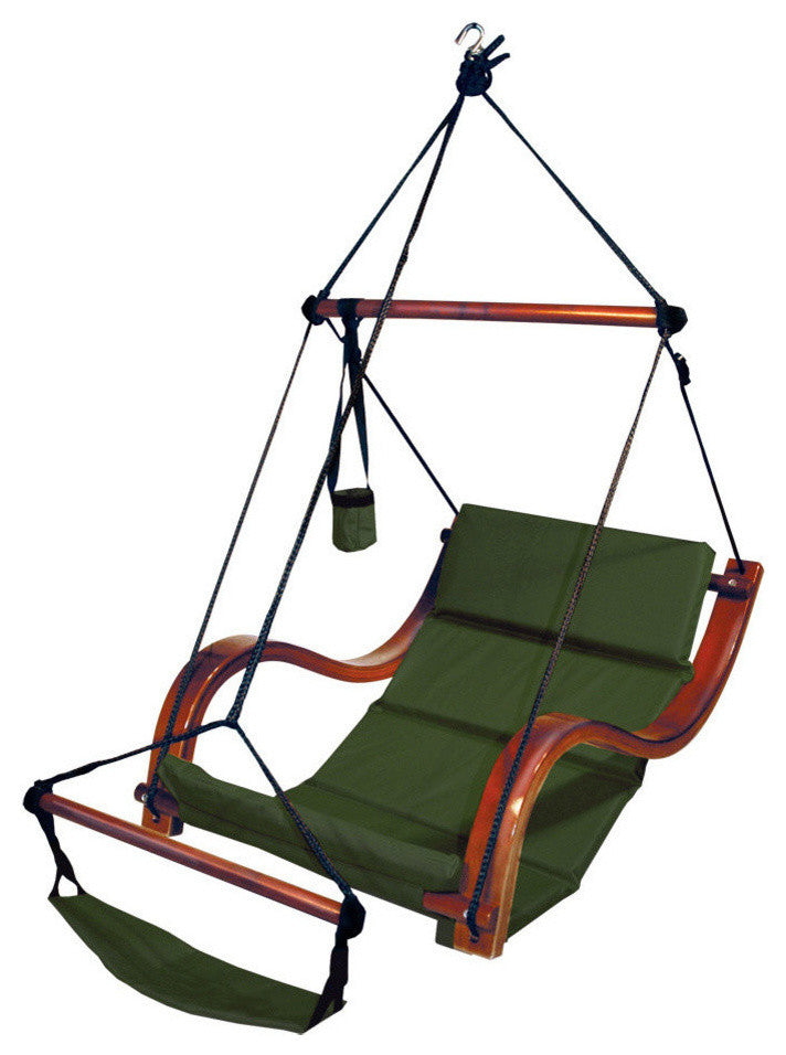 Hammaka Hammocks Nami Hanging Lounge Chair, Hunter Green