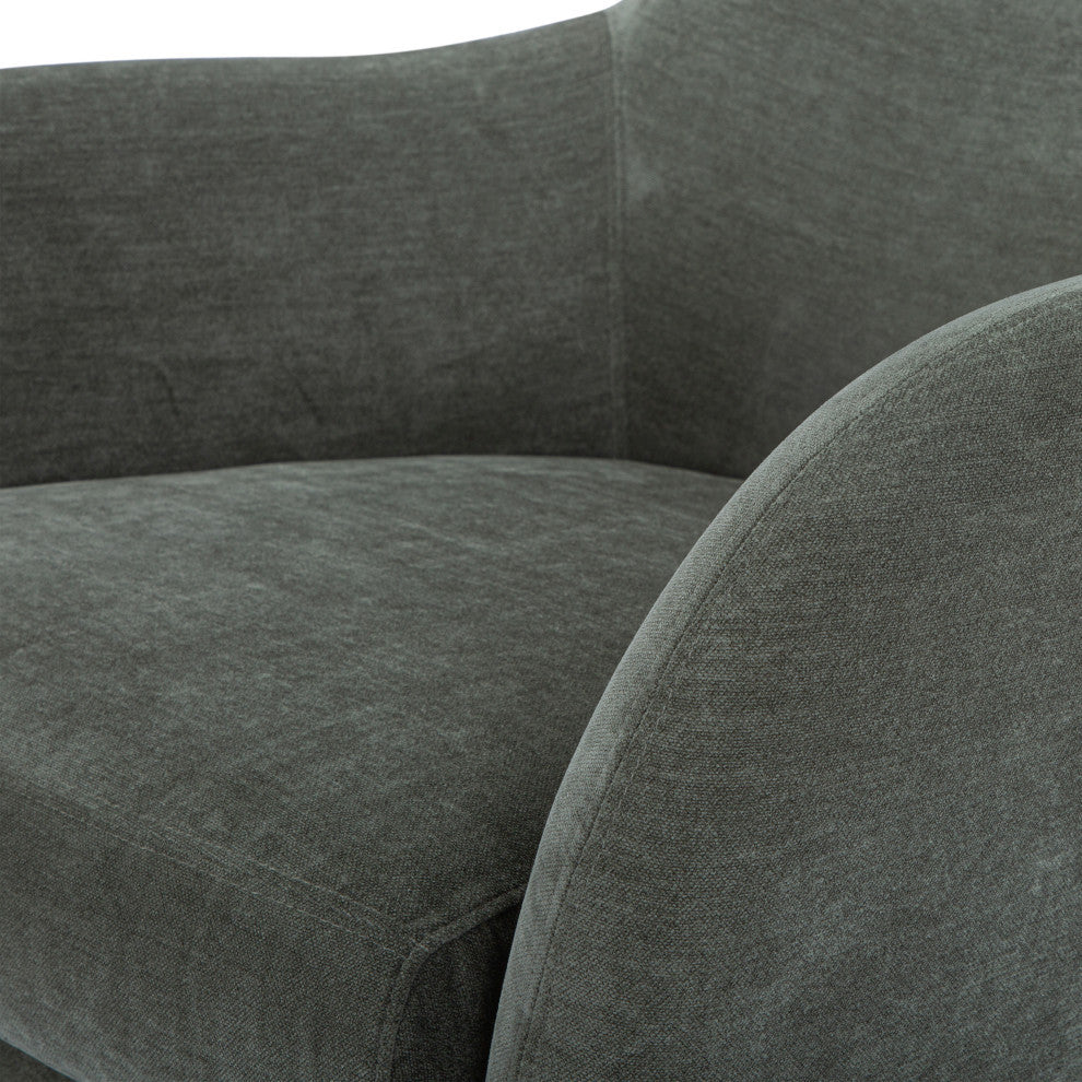 Metro, Zurich Accent Chair, Forest Green