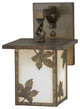6 5"W Hyde Park Maple Leaf Hanging Wall Sconce
