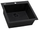23-inch inch Dual-Mount Granite Composite Sink - Midnight Black - RVG1023BK