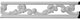 3 1/4"H x 3/8"P x 96"L, (13 7/8" Repeat) Kinsley Pierced Moulding