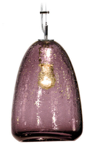 Summit Pendant, The Boa Lantern Collection, Amethyst