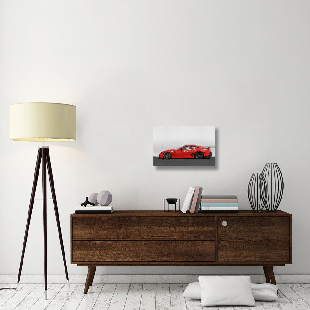 "2006 Ferrari 599 GTB Fiorano Watercolor" Fine Art Print