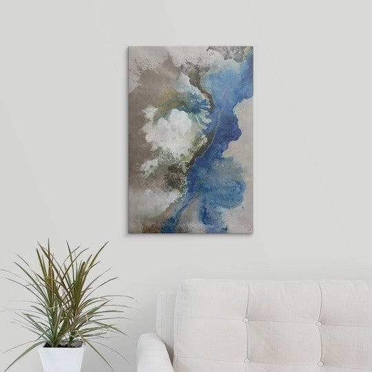 "Granite Tide" Canvas Art, 16"x24"x1.25"