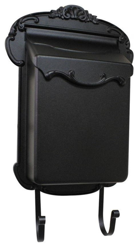 Victoria Vertical Mailbox, Black