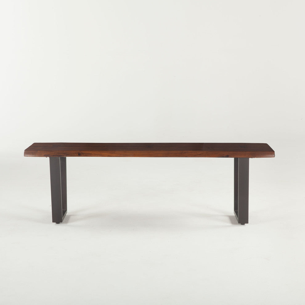Belfrie 56-Inch Acacia Wood Dining Bench