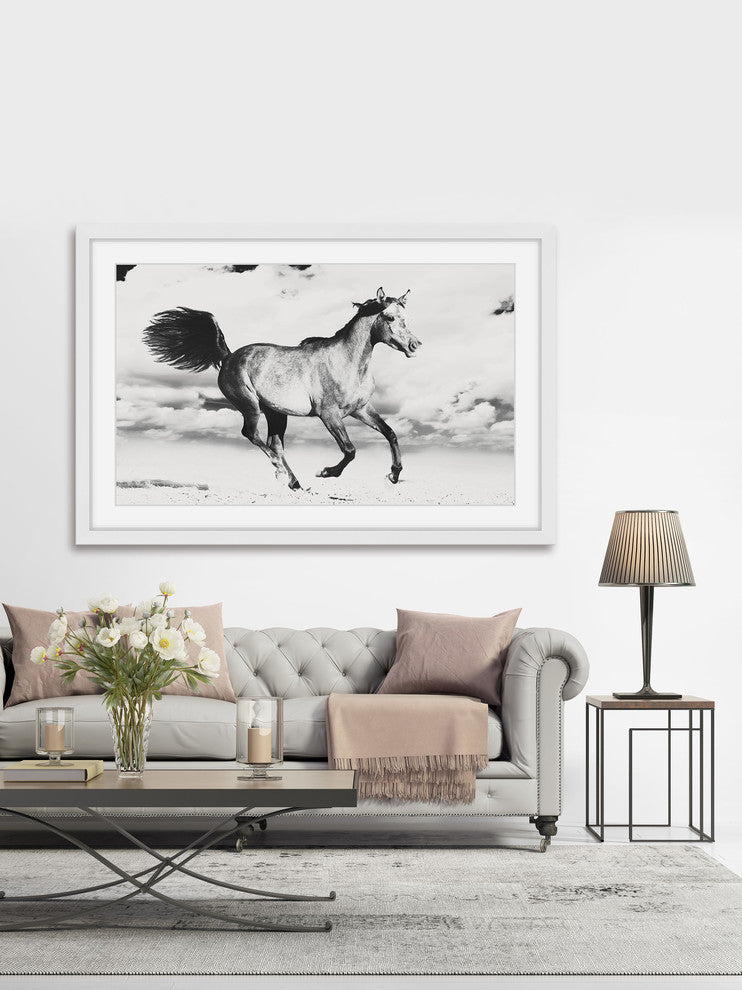 Marmont Hill, "Horse Dance" Framed Painting Print, 45x30