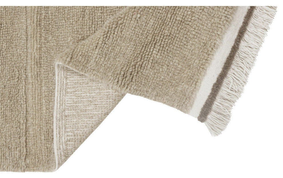 Lorena Canals Sheep of the World Woolable Area Rug Steppe | Sheep Beige