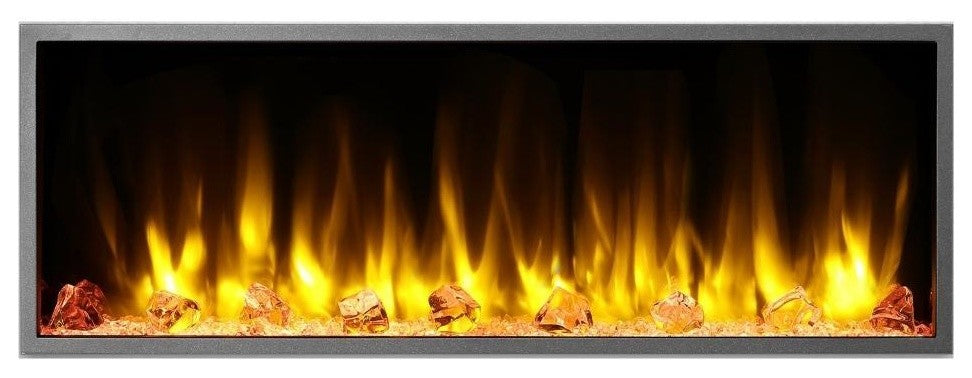 Dynasty Harmony BEF Built-in Linear Electric Fireplace, 57" Wide