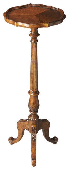 Chatsworth Pedestal Plant Stand, Driftwood, Medium Brown